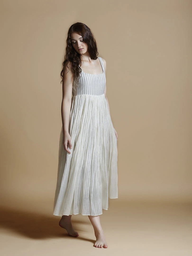 BunaStudio Stardust Veiled Gathered Maxi Maxi Dresses 6 BunaStudio Stardust Veiled Gathered Maxi Maxi Dresses