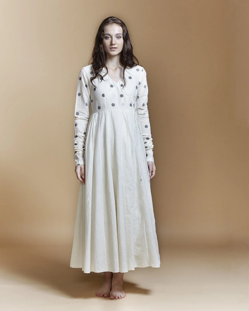 BunaStudio Dot Angarakha Maxi Dress 4 BunaStudio Dot Angarakha Maxi Dress