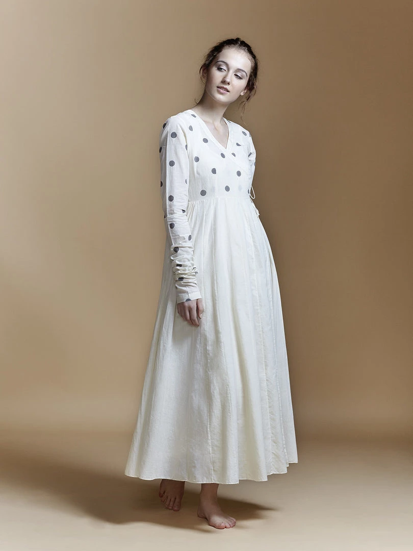 BunaStudio Dot Angarakha Maxi Dress 3 BunaStudio Dot Angarakha Maxi Dress