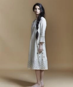 BunaStudio Front Open Gathered Dress