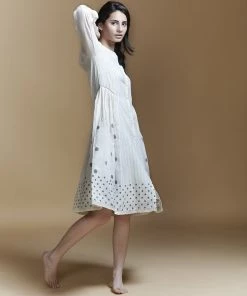 BunaStudio Front Open Gathered Dress