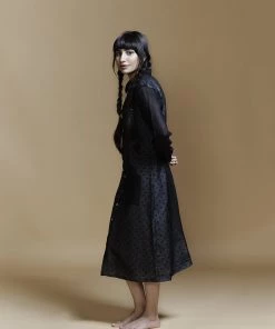 BunaStudio Midnight Shirt Dress Midi Dresses 9 BunaStudio Midnight Shirt Dress Midi Dresses