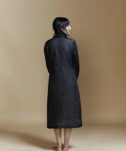 BunaStudio Midnight Shirt Dress Midi Dresses 10 BunaStudio Midnight Shirt Dress Midi Dresses