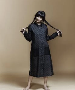BunaStudio Midnight Shirt Dress Midi Dresses