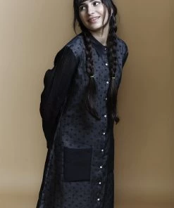 BunaStudio Midnight Shirt Dress Midi Dresses 11 BunaStudio Midnight Shirt Dress Midi Dresses