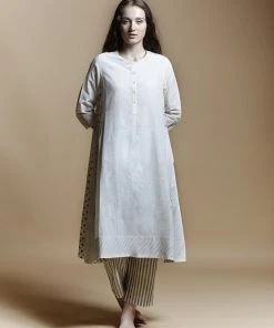 BunaStudio Midi Dresses Dot Panel Midi Dress