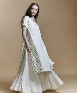 BunaStudio Double Layer Slit Kurta