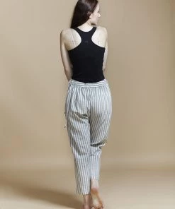 BunaStudio Stripe Crop Pants 7 BunaStudio Stripe Crop Pants