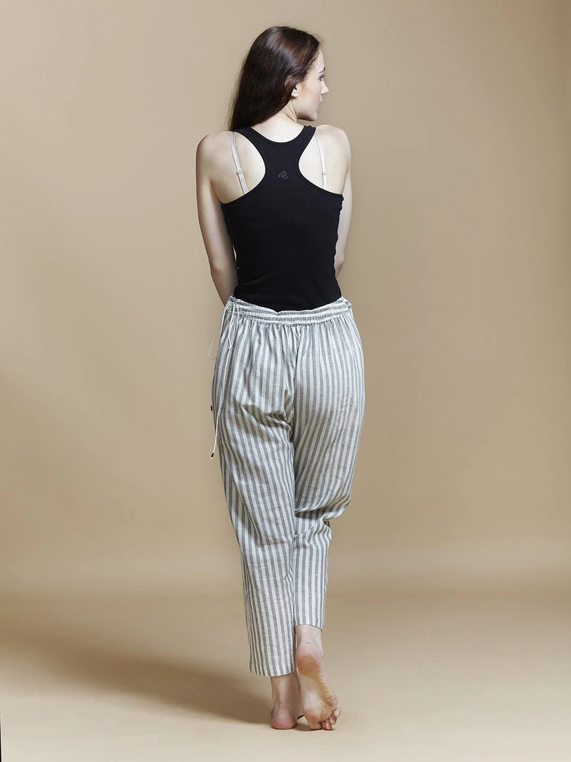 BunaStudio Stripe Crop Pants 5 BunaStudio Stripe Crop Pants