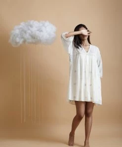 BunaStudio Cloud Short Kaftan Dress Mini Dresses