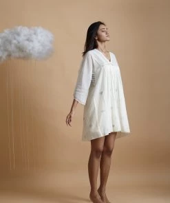 BunaStudio Cloud Short Kaftan Dress Mini Dresses