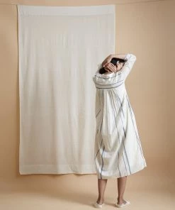 BunaStudio Midi Dresses Dot Yoke Midi Dress