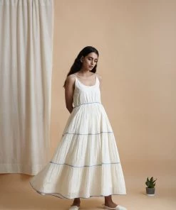 BunaStudio Sky Tier Maxi Dress