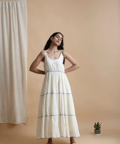 BunaStudio Sky Tier Maxi Dress