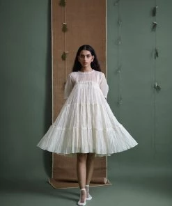 BunaStudio Mini Dresses Foliage Tier Dress