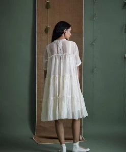 BunaStudio Mini Dresses Foliage Tier Dress