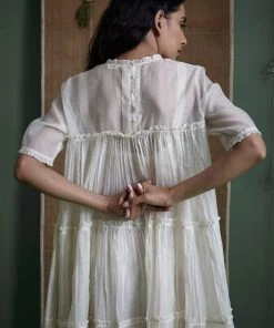 BunaStudio Mini Dresses Foliage Tier Dress