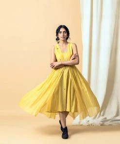 BunaStudio Flaxen Maxi Dress Midi Dresses