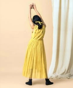 BunaStudio Flaxen Maxi Dress Midi Dresses