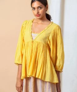 BunaStudio Sunbaked Ruffle Top