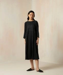 BunaStudio Midi Dresses Amour Pleat Dress