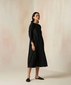 BunaStudio Midi Dresses Amour Pleat Dress