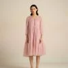 BunaStudio Barley Pink Lace Dress