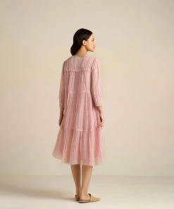 BunaStudio Barley Pink Lace Dress