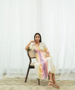 BunaStudio Blossom Orchard Wrap Dress Maxi Dresses