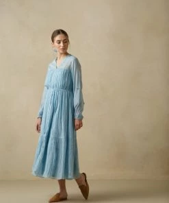 BunaStudio Blue Planet Tier Dress