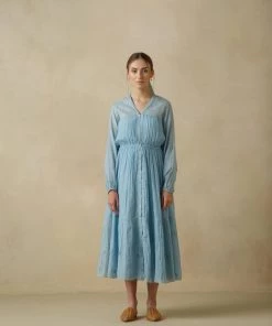 BunaStudio Blue Planet Tier Dress