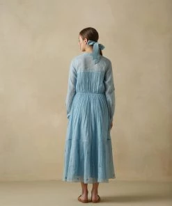 BunaStudio Blue Planet Tier Dress