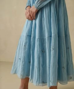 BunaStudio Blue Planet Tier Dress