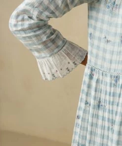 BunaStudio Blue Umbrella Dress Maxi Dresses