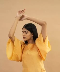 BunaStudio Midi Dresses Bumblebee Smock Dress