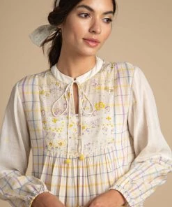 BunaStudio Bursting Meadows Tier Dress