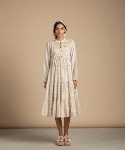 BunaStudio Bursting Meadows Tier Dress