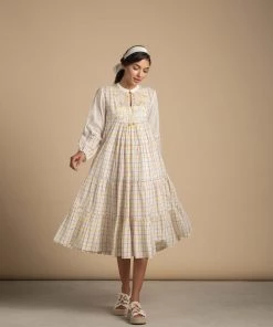 BunaStudio Bursting Meadows Tier Dress