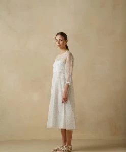 BunaStudio Butterfly Bush Organza Dress