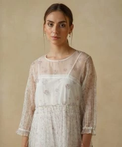 BunaStudio Butterfly Bush Organza Dress