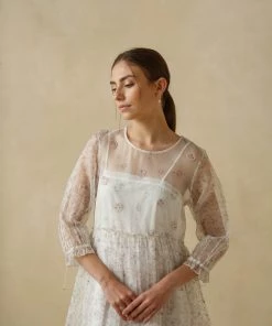 BunaStudio Butterfly Bush Organza Dress