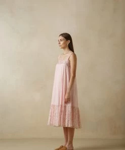 BunaStudio Midi Dresses Buzzing Bees Strap Dress