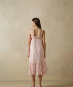 BunaStudio Midi Dresses Buzzing Bees Strap Dress