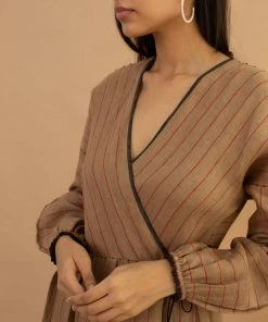 BunaStudio Maxi Dresses Cedar Wrap Dress