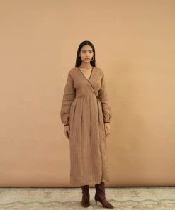 BunaStudio Maxi Dresses Cedar Wrap Dress