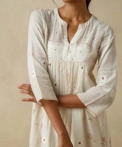 BunaStudio Chalk Flower Dress