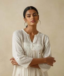 BunaStudio Chalk Flower Dress