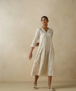 BunaStudio Chalk Flower Dress