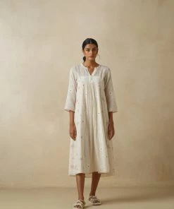 BunaStudio Chalk Flower Dress