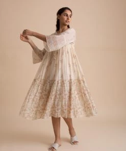 BunaStudio Sand Tier Dress Yours Truly